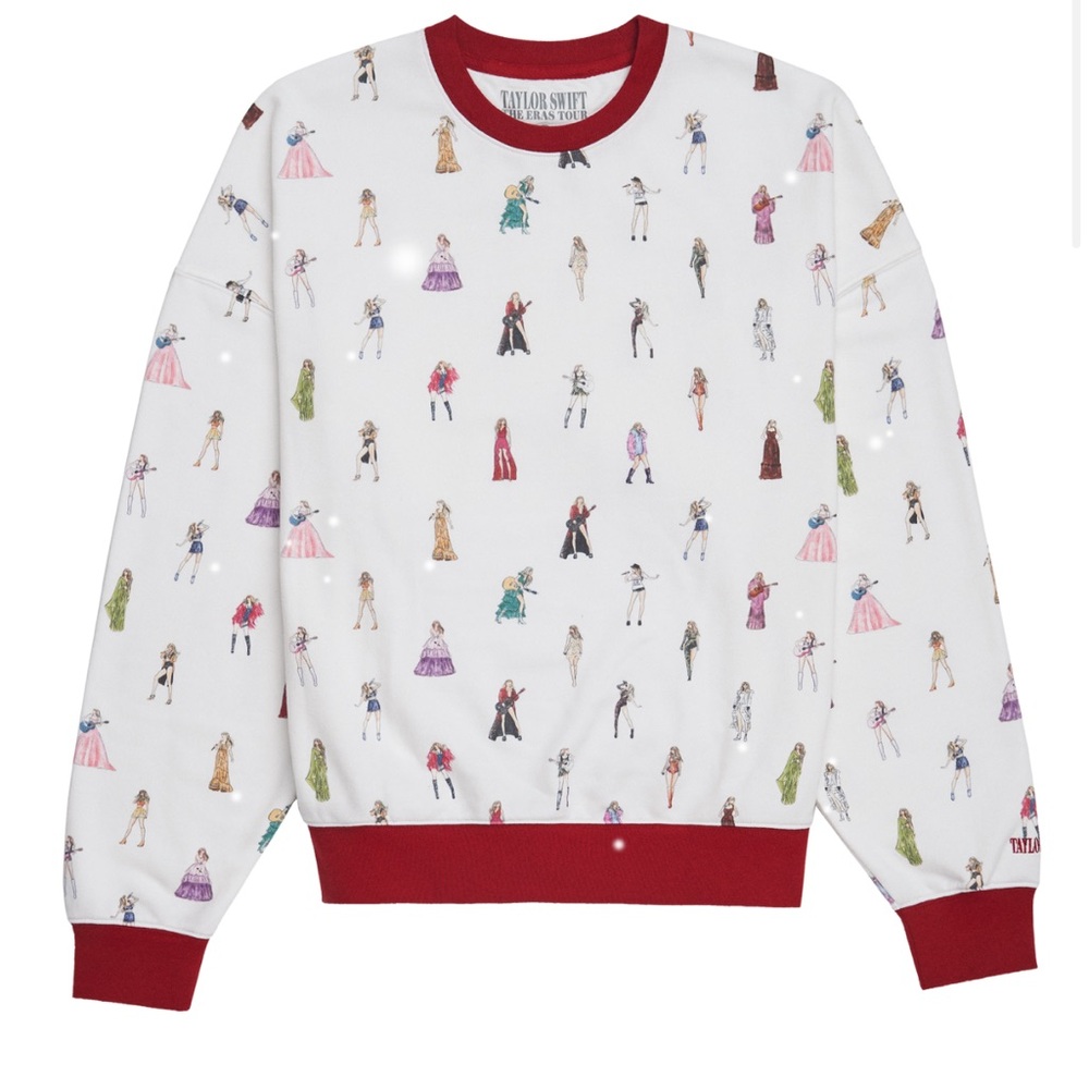 TAYLOR SWIFT | THE ERAS TOUR CREWNECK SWEATSHIRT (Official Merch)